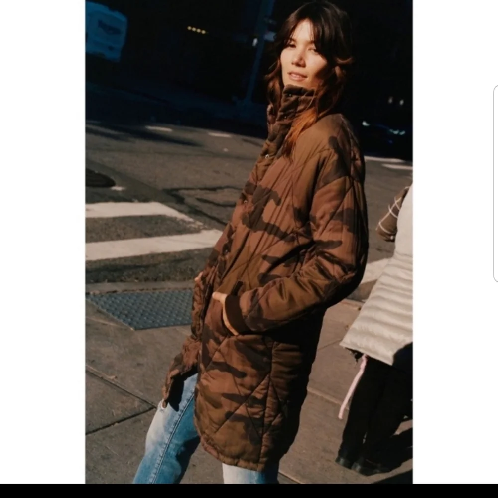 Anthropologie Marrakech Quilted Camo Jacket - Picture 2 of 10